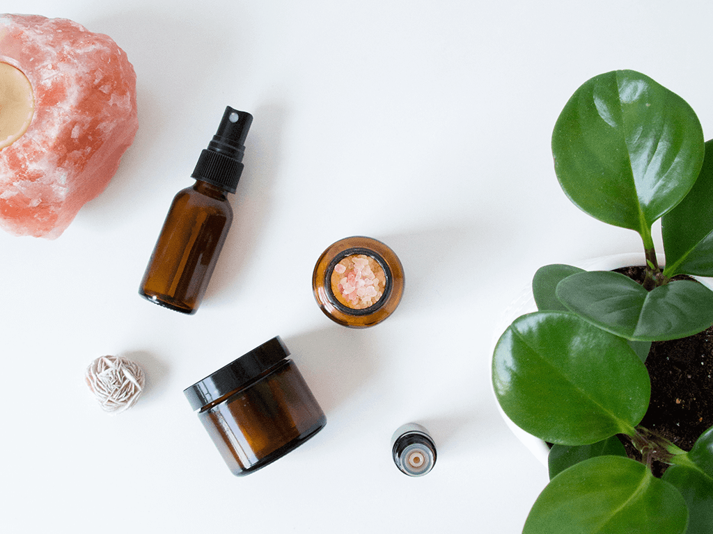Beauty Product Flatlay