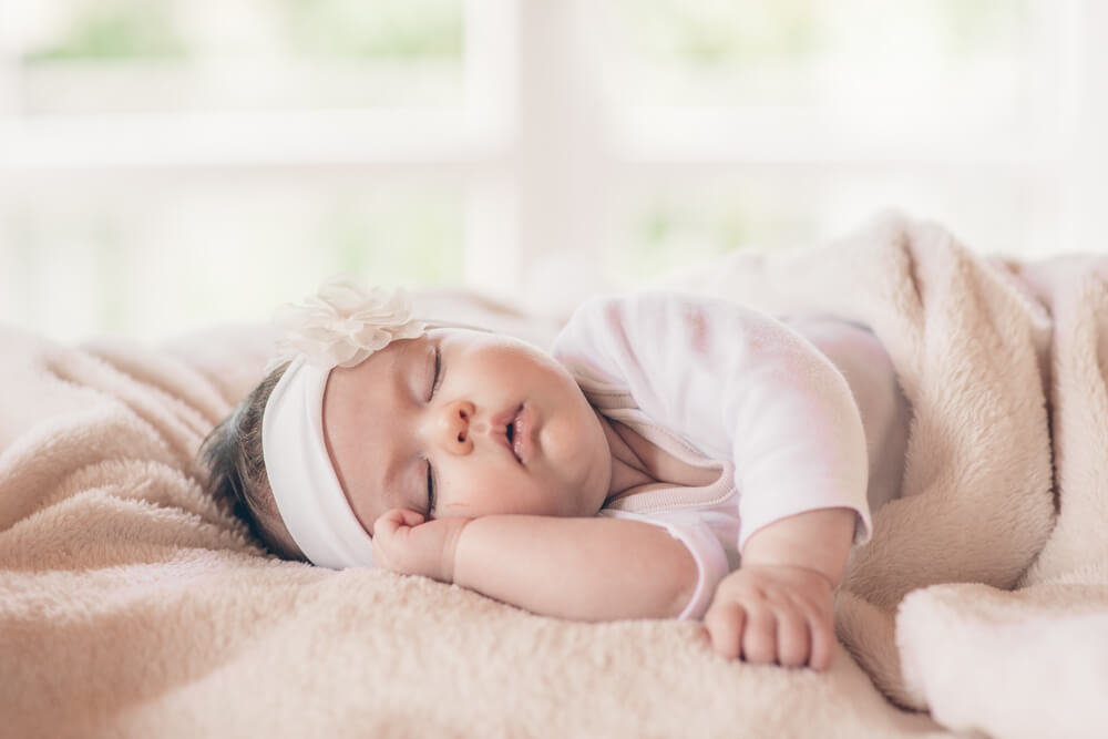 Portrait of sleeping baby