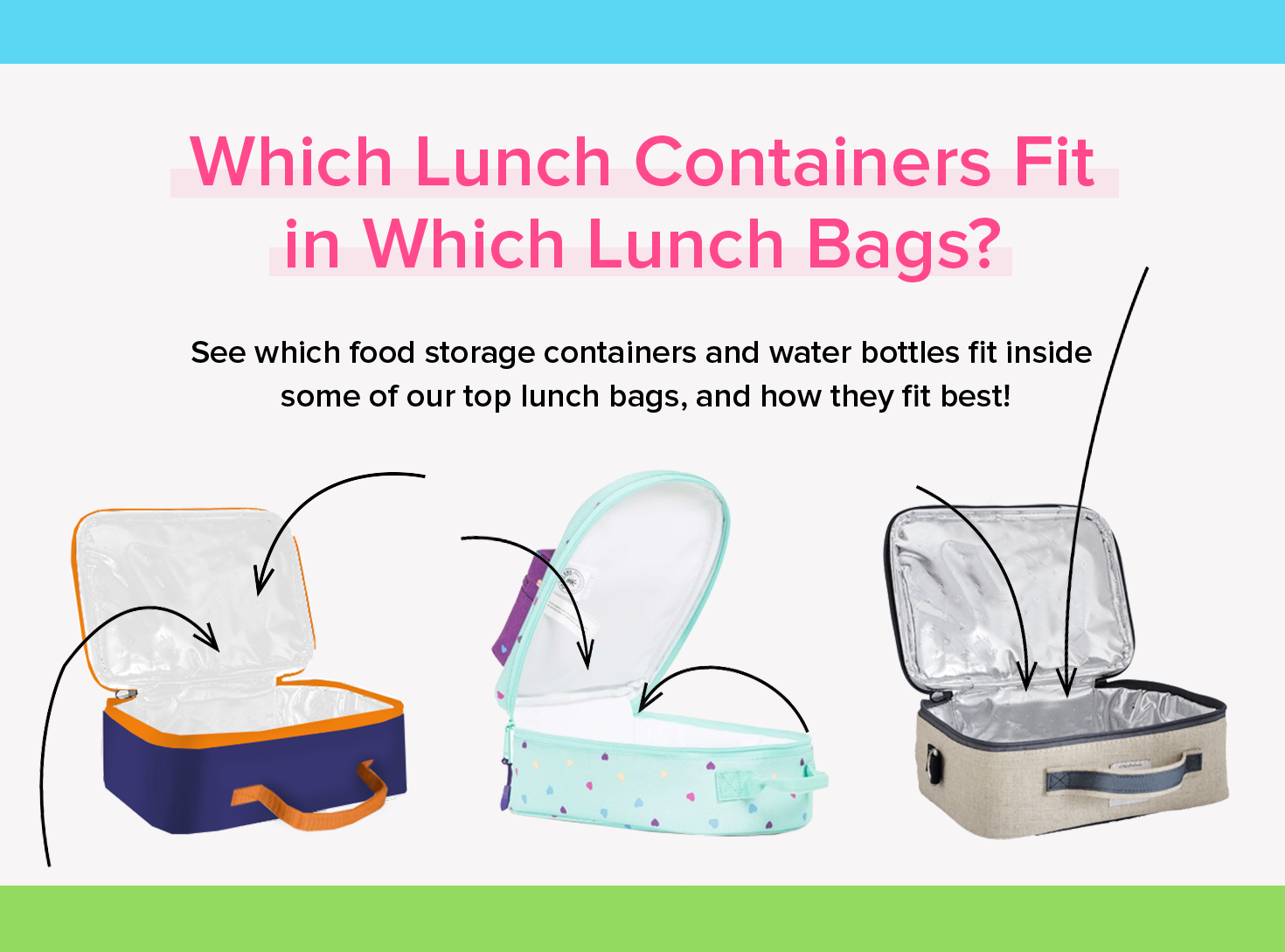 header - which lunch containers fit in which lunch bags