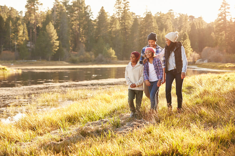 family outing in the fall