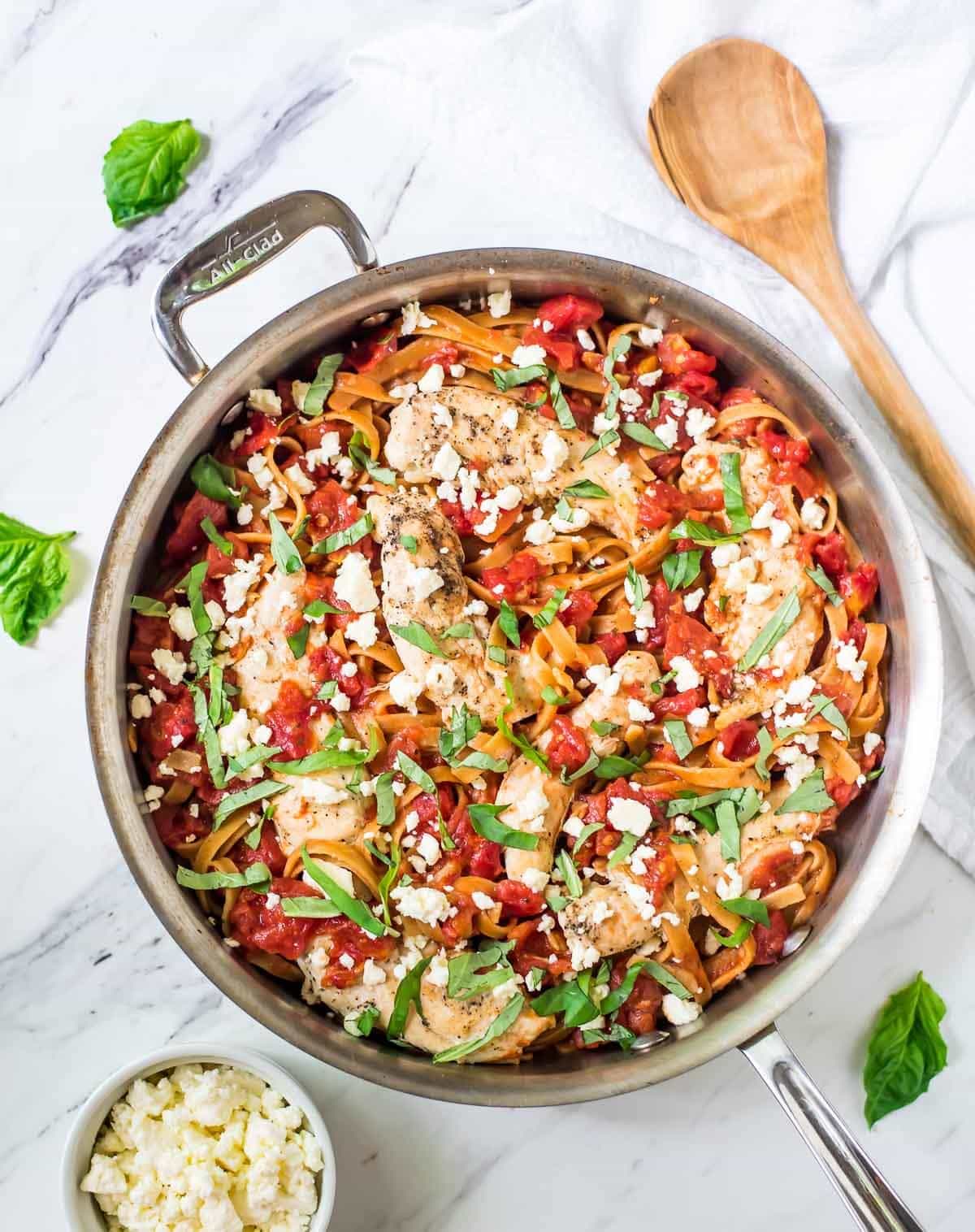 Tomato-Basil-Chicken-Pasta-with-Feta