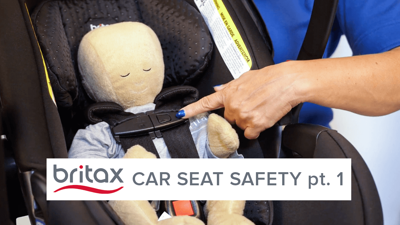 Doll in car seat