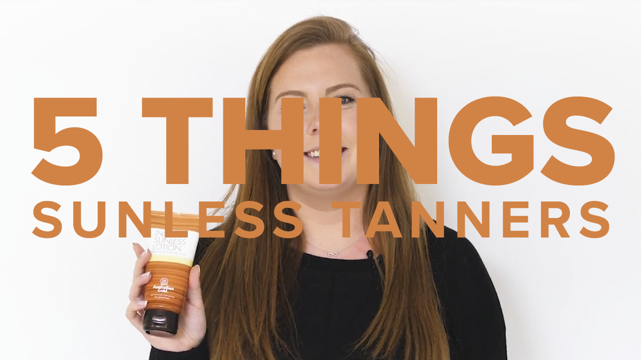 Girl holding beauty product