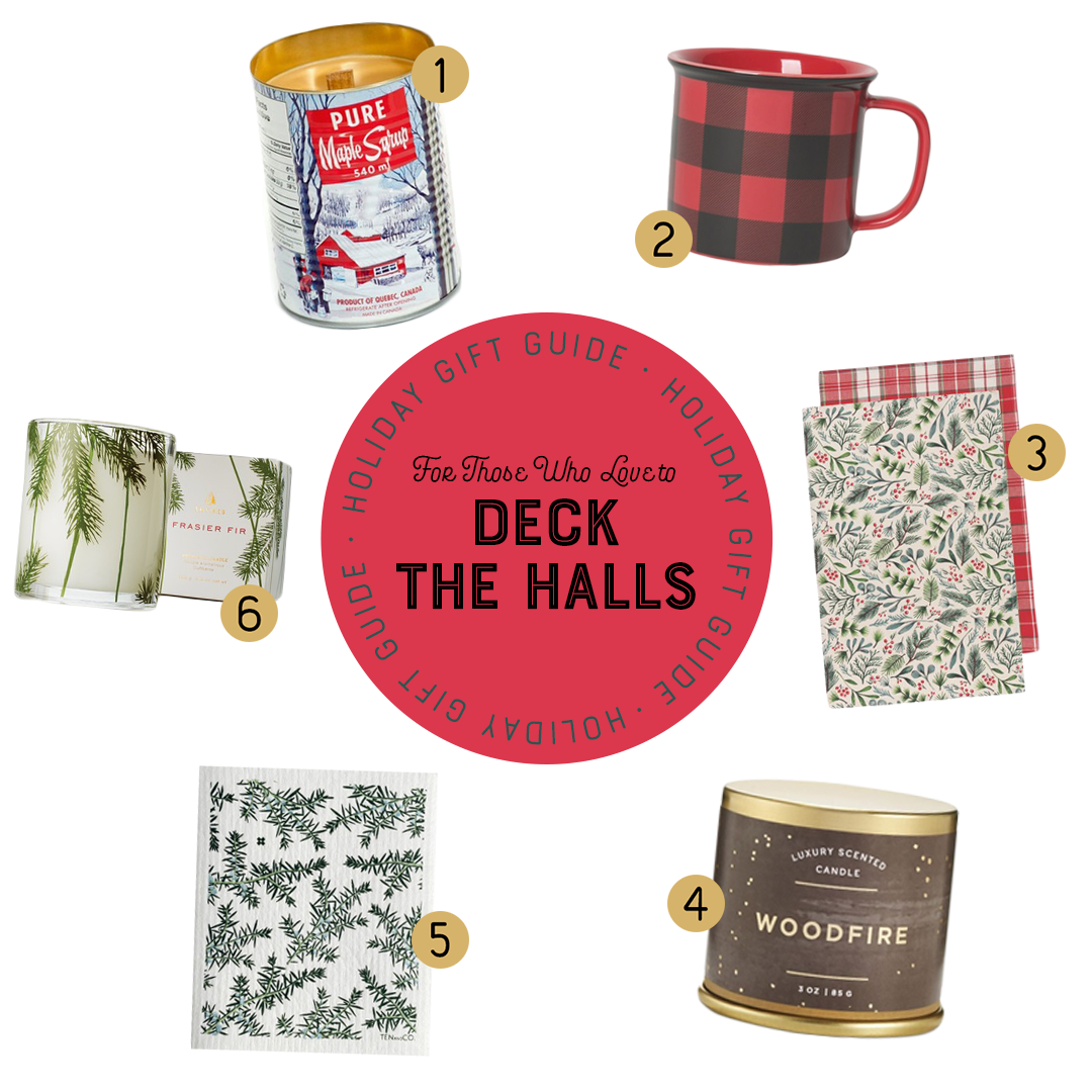 holiday products on a white background