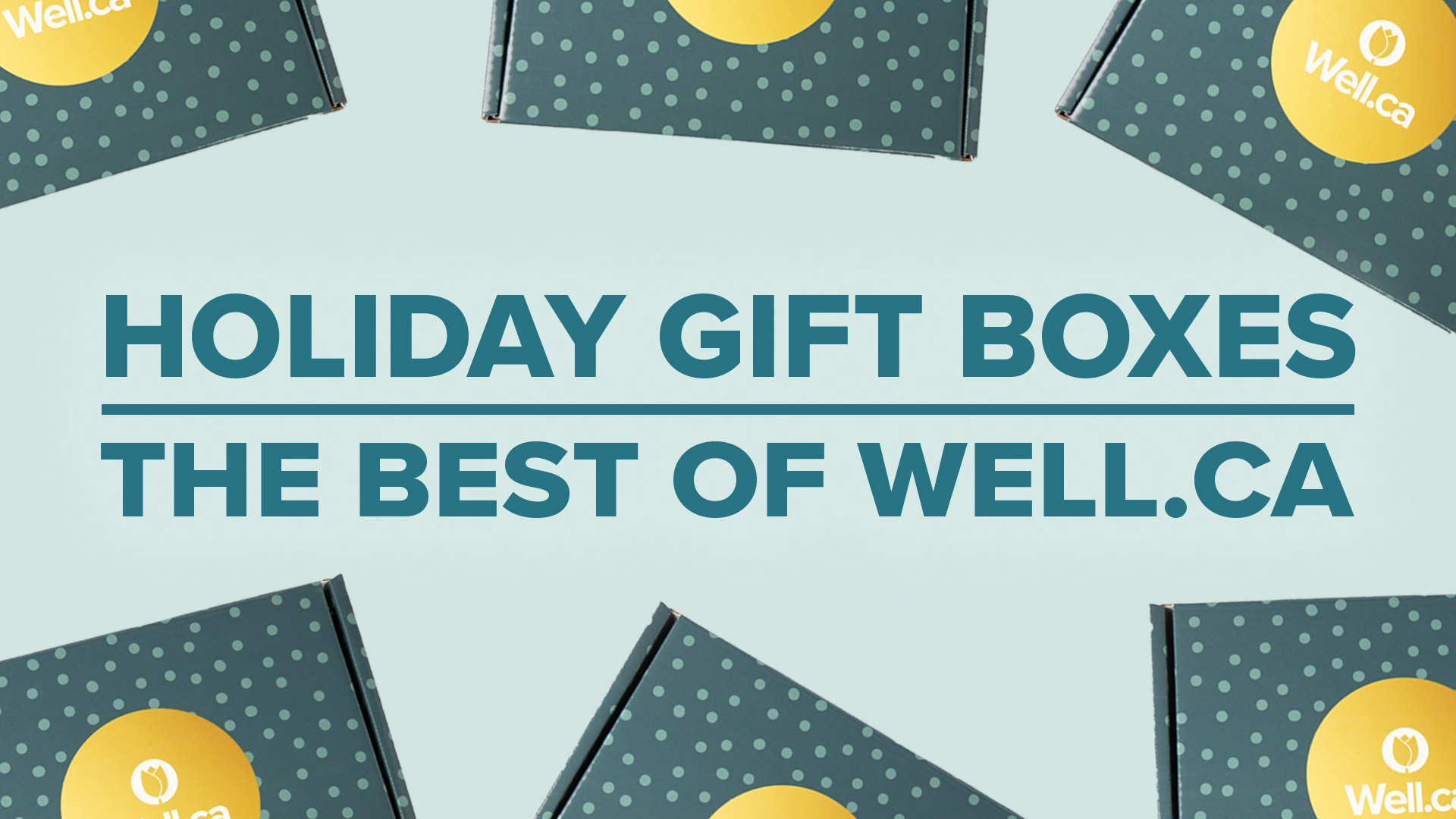 Text with holiday box images