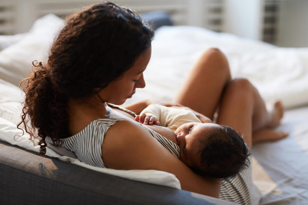 breastfeeding mother